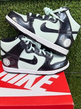 Nike Dunk High SE All Star 2021 PS Size 3Y Barely Green Black DD2313-300 NEW